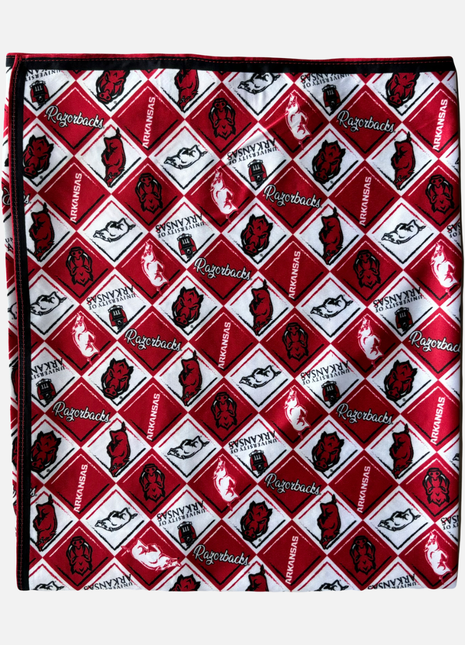 Arkansas Razorbacks Prins Hair Square Scarf