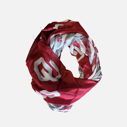 Oklahoma Sooners Animal Logo Print Infinity Scarf