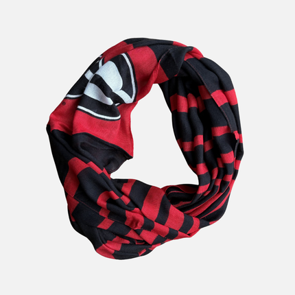 Georgia Bulldogs Sheer Print Infinity Scarf