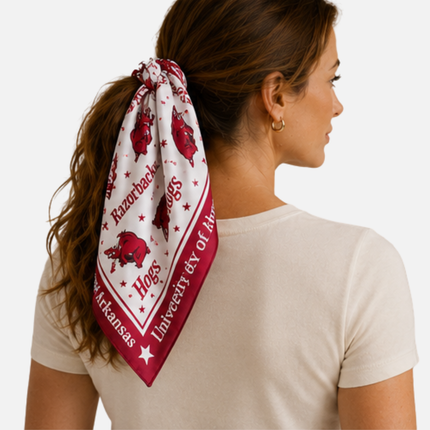 Arkansas Razorbacks Moona Hair Square/Scarf