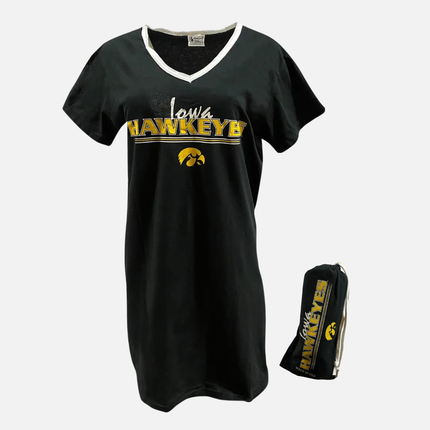 Iowa Hawkeyes Collegiate Nightshirt In Bag