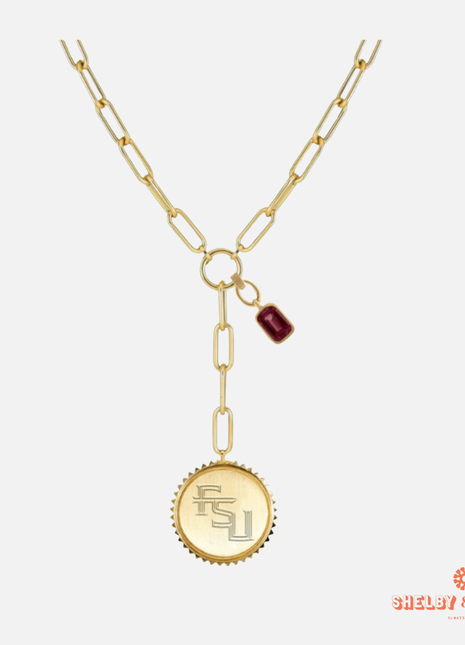 Florida State Seminoles Sedum Necklace