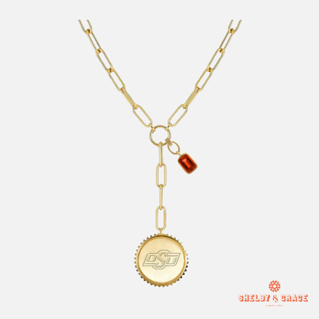 Oklahoma State Cowboys Sedum Necklace