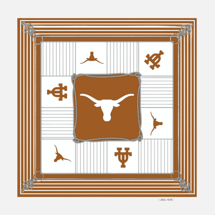 Texas Longhorns Bailey Square Scarf