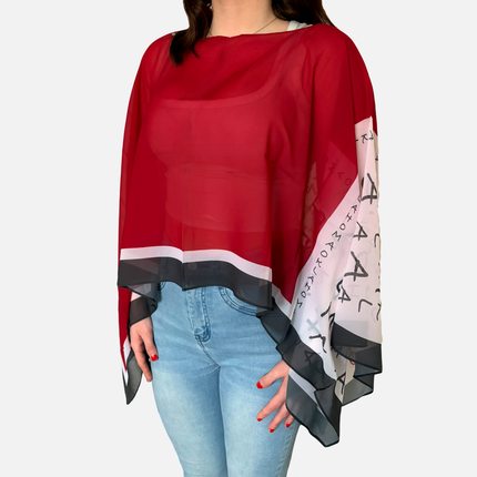 Oklahoma Sooners Peyton Scarf Poncho