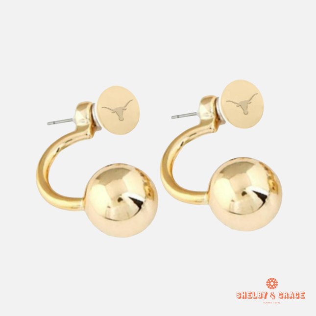 Texas Longhorns Sasha Earrings