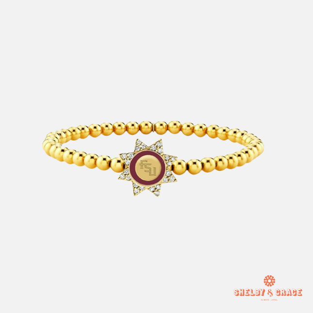 Florida State Seminoles Begonia Bracelet
