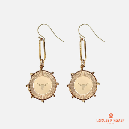 Texas Longhorns Pixel Earrings