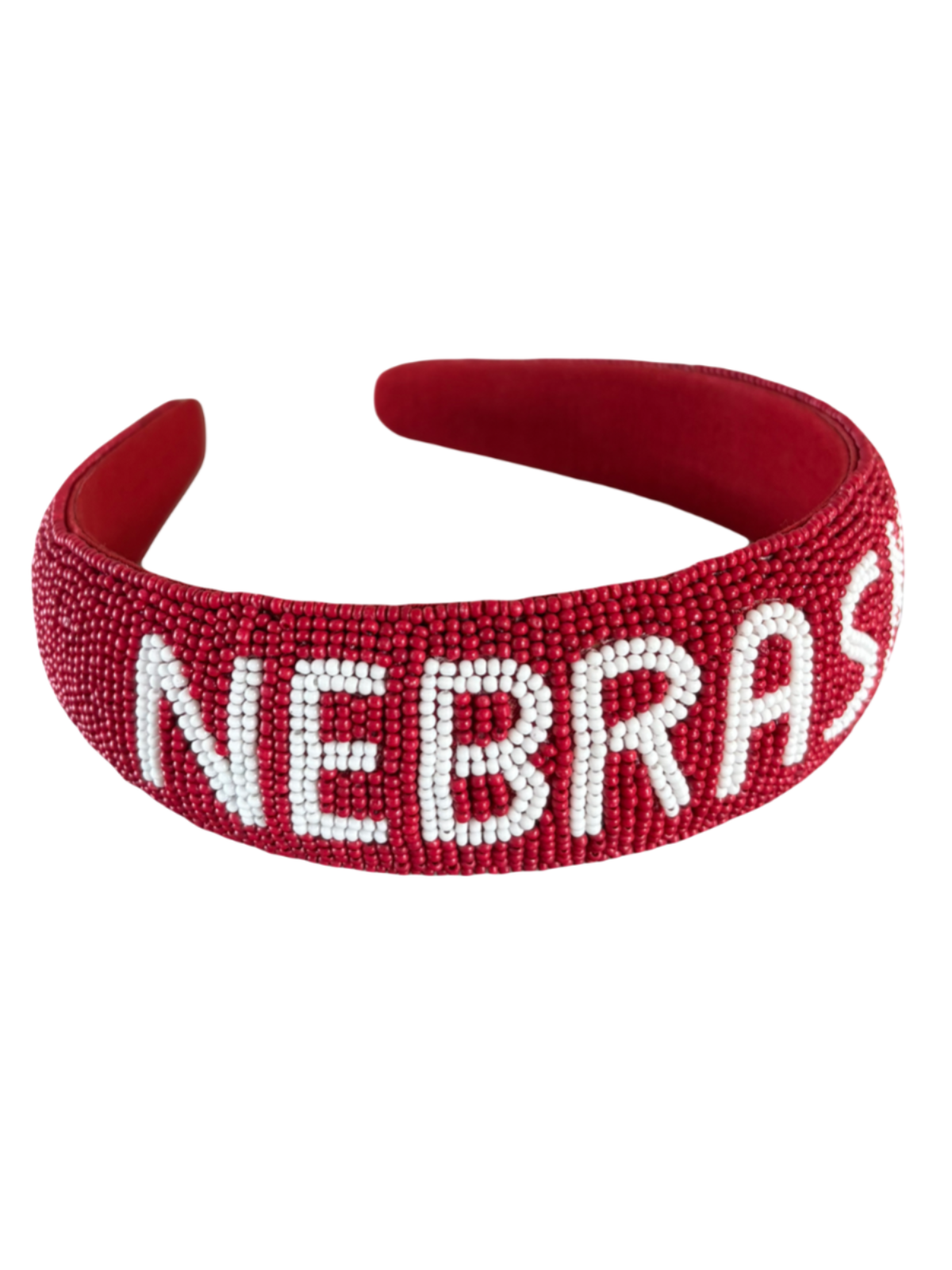 Nebraska Minerva Beaded Headband