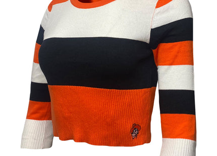 Oklahoma State Cowboys Crop Stripe Sweater