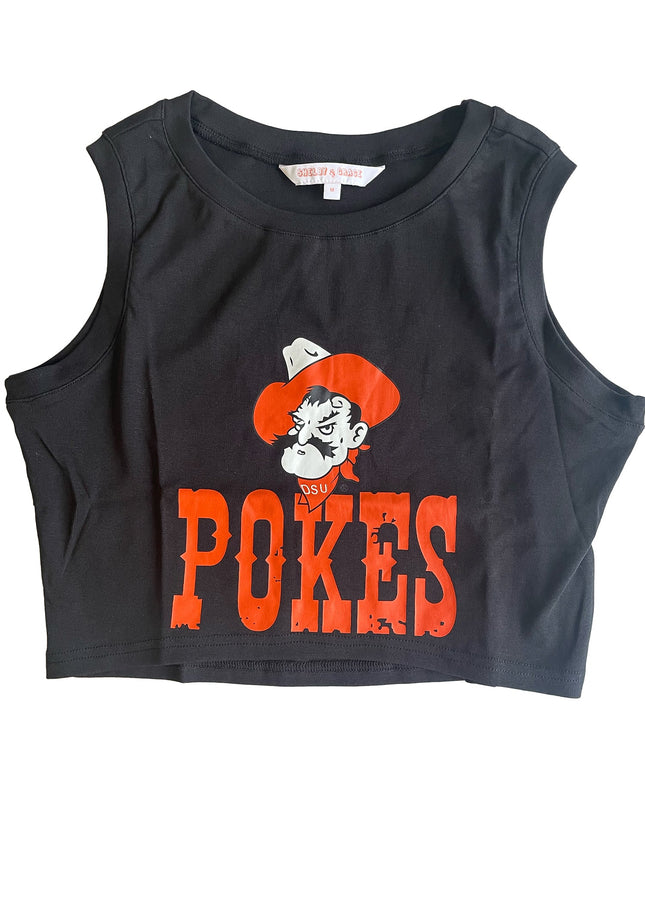 Oklahoma State Cowboys Zora Cropped Tank