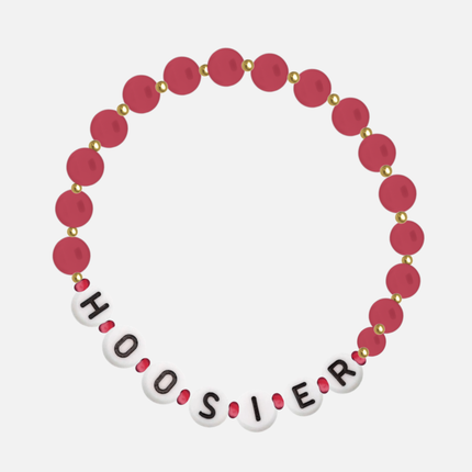Indiana Hoosiers Beaded Bracelet Set