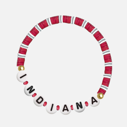 Indiana Hoosiers Beaded Bracelet Set