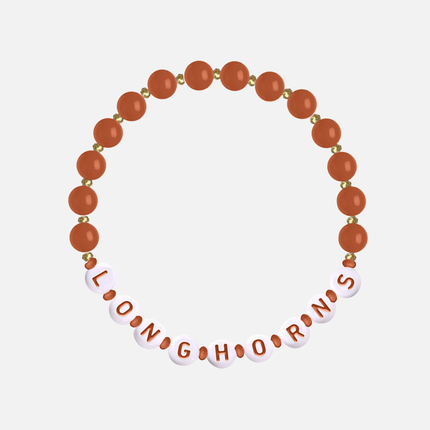 Texas Longhorns Beaded Bracelet Set