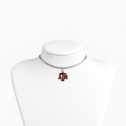 Texas A&M Aggies Satin Choker Logo Necklace