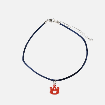 Auburn Tigers Satin Choker Logo Necklace