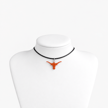 Texas Longhorns Satin Choker Logo Necklace