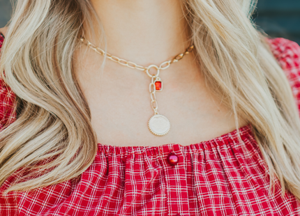 Ohio State Buckeyes Sedum Necklace