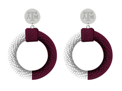 Texas A&M Aggies Skye Hand Beaded Earrings