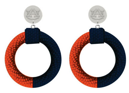 Auburn Tigers Skye Hand Beaded Earrings