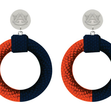 Auburn Tigers Skye Hand Beaded Earrings