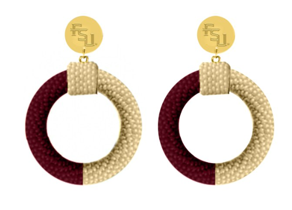 Florida State Seminoles Skye Hand Beaded Earrings