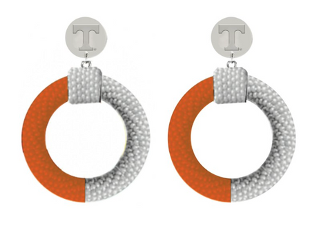 Tennessee Vols Skye Hand Beaded Earrings