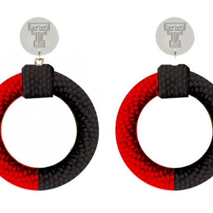 Texas Tech Red Raiders Skye Hand Beaded Earrings