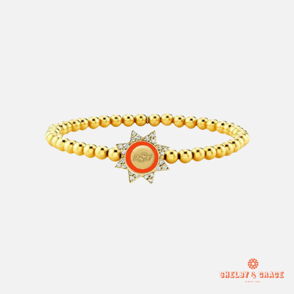 Oklahoma State Cowboys Begonia Bracelet