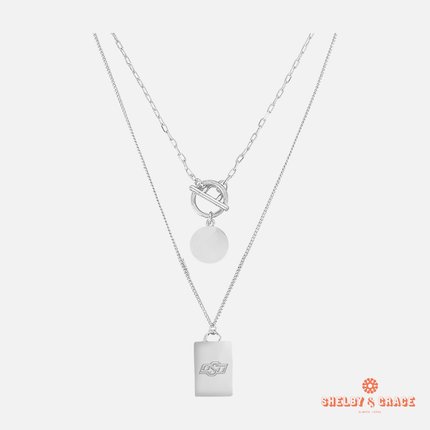 Oklahoma State Cowboys Jillybean Layered Necklace