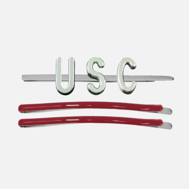 South Carolina Gamecocks Ina 3 Piece Bobby Pin Set