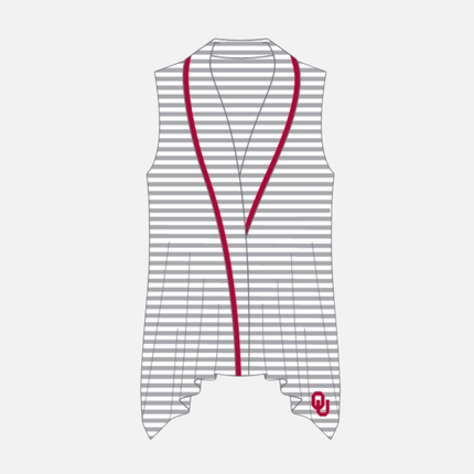 Oklahoma Sooners Mini Stripe Vest
