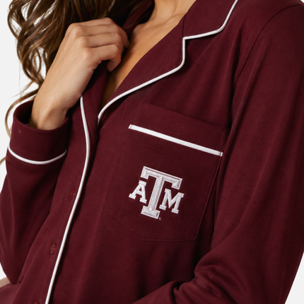 Texas A&M Aggies Button Down Nightshirt