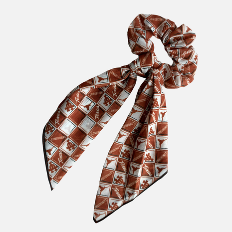 Texas Longhorns Brynn Harlequinn Scarf Scrunchie