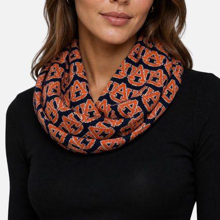 Auburn Tigers Logo Infinity Knit Scarf