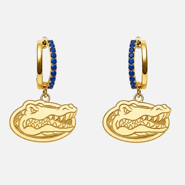 Florida Gators Finn Logo Hoop Earrings