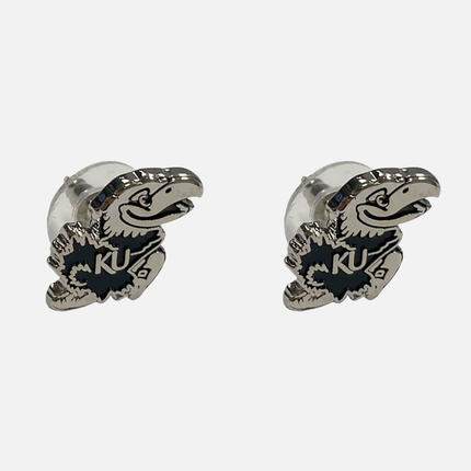 Kansas Jayhawks Logo Stud Earrings