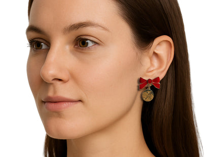Alabama Crimson Tide Impatiens Earrings