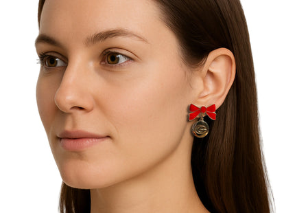 Georgia Bulldogs Impatiens Earrings