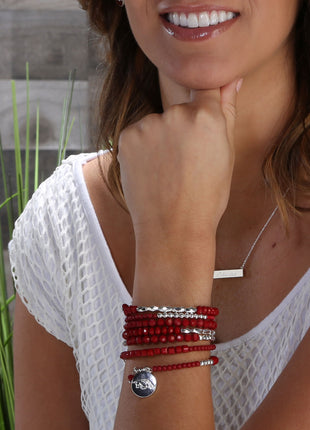 Arkansas Razorbacks Mackenzie Wrap Bracelet