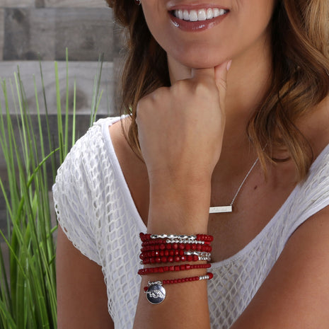 Arkansas Razorbacks Mackenzie Wrap Bracelet