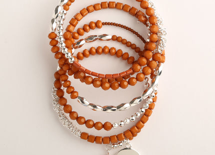 Texas Longhorns Beaded Stretch Bracelet