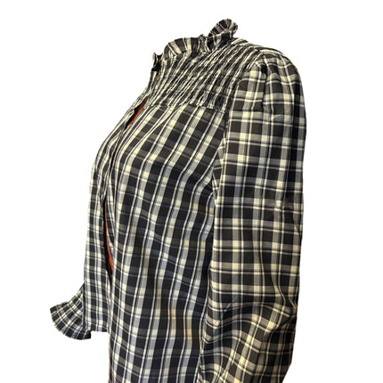 Oklahoma State Cowboys Ayla Plaid Top