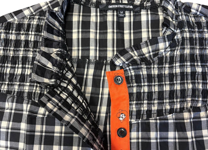 Oklahoma State Cowboys Ayla Plaid Top