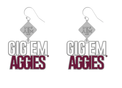 Texas A&M Della Earrings