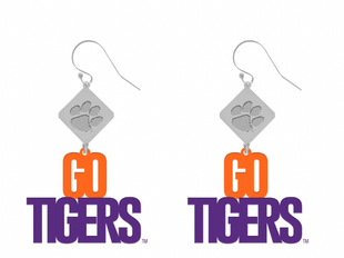 Clemson Tigers Della Earrings