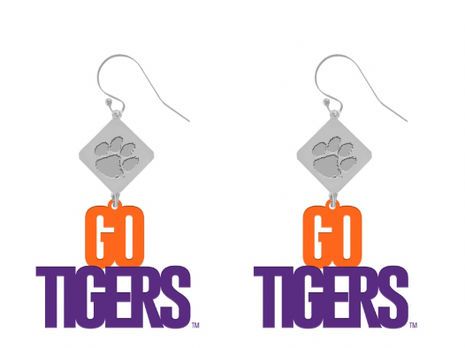 Clemson Tigers Della Earrings