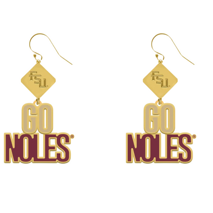 Florida State Seminoles Della Earrings