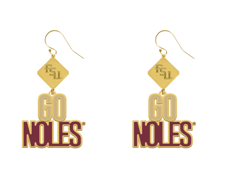 Florida State Seminoles Della Earrings