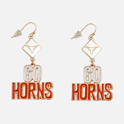 Texas Longhorns Della Earrings
